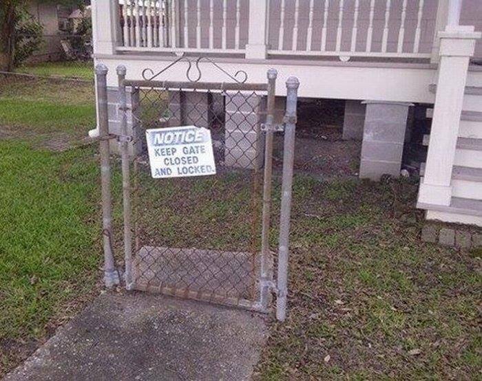 You Shall Not Pass, Citizen, For This Gate Stands In Your Way