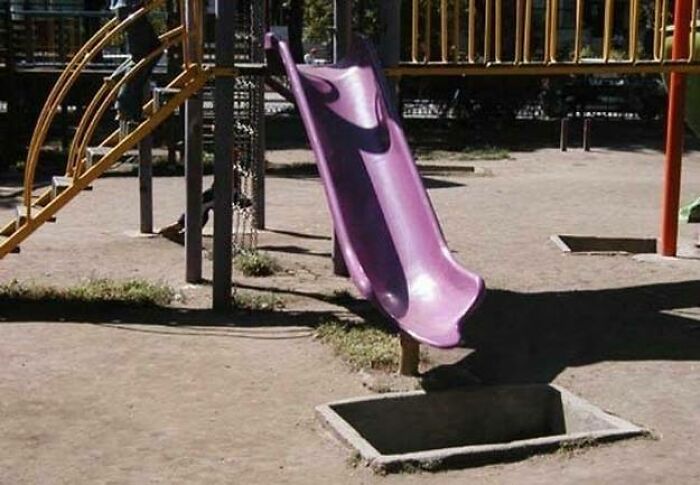 Come, Children. Play On The "Slide Down To Hell"