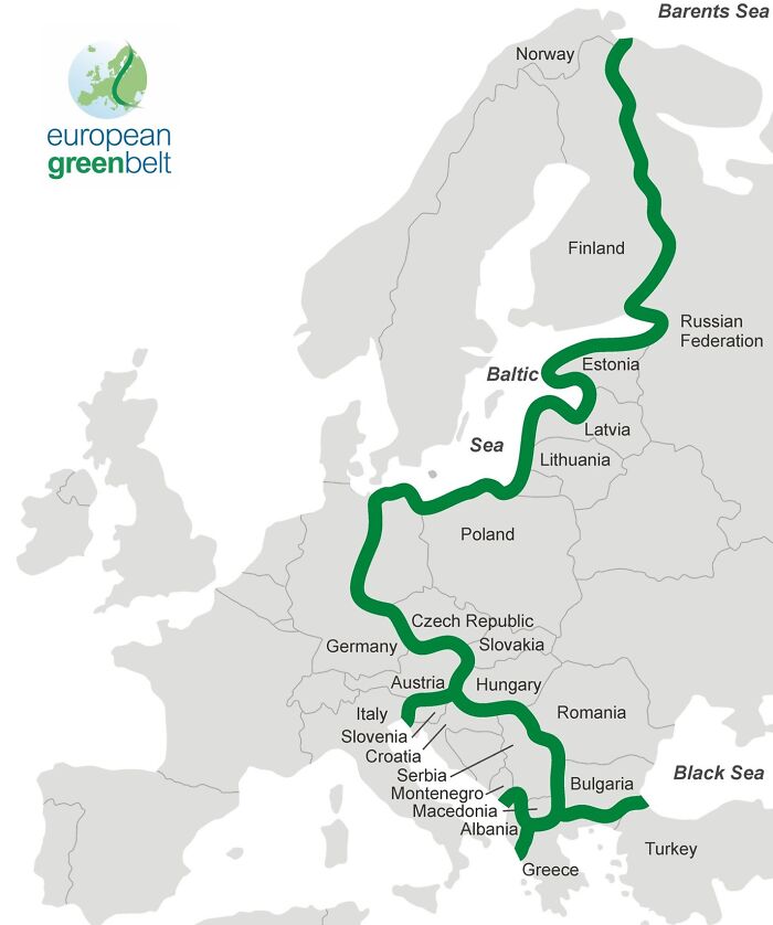 The European Green Belt, Is A Wildlife Corridor Connecting Many National Parks, Built Somewhat By Mistake Over The Iron Curtain During The Cold War