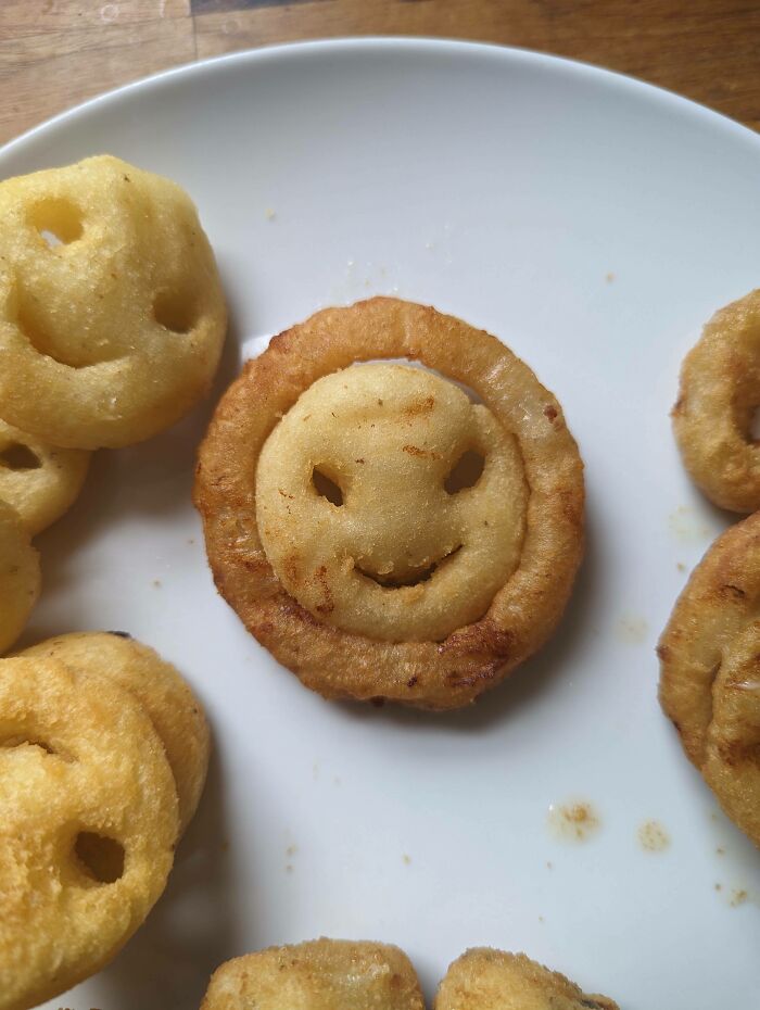 Potato Smile In My Onion Ring