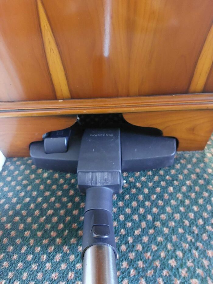 My Parents' Hoover Under Their Cabinet