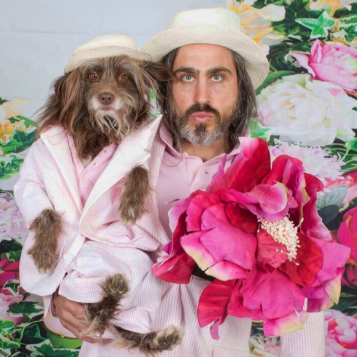 Man Dresses Puppy ‘Son’ In Matching Outfits, And Now It’s Hard To Say Who Is Who (50 New Pics)