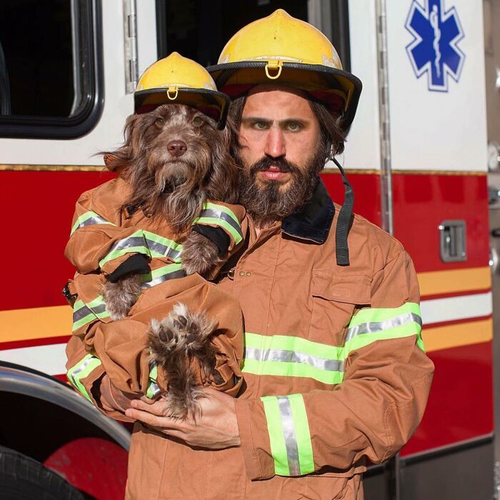 Man Dresses Puppy ‘Son’ In Matching Outfits, And Now It’s Hard To Say Who Is Who (50 New Pics)