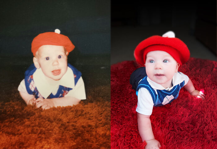 Me On The Left, My Son On The Right, 39 Years Apart