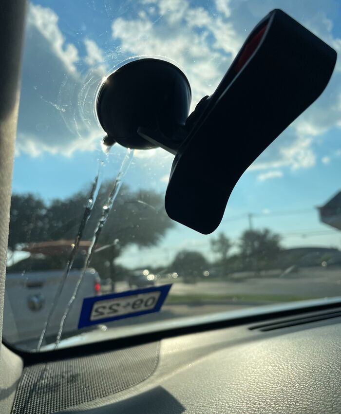 The Summer In Texas Was So Hot My Wife's Phone Mount Melted