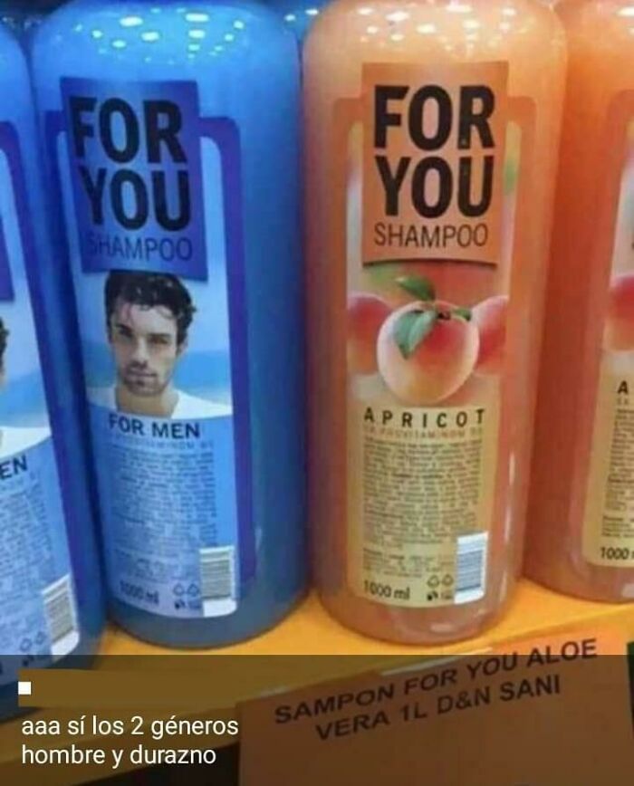 Oh Yes, The Two Genders: Men And Apricot