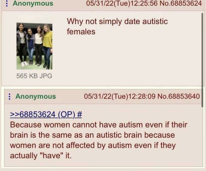 Women Can’t Be Autistic, Apparently [socialmedia]