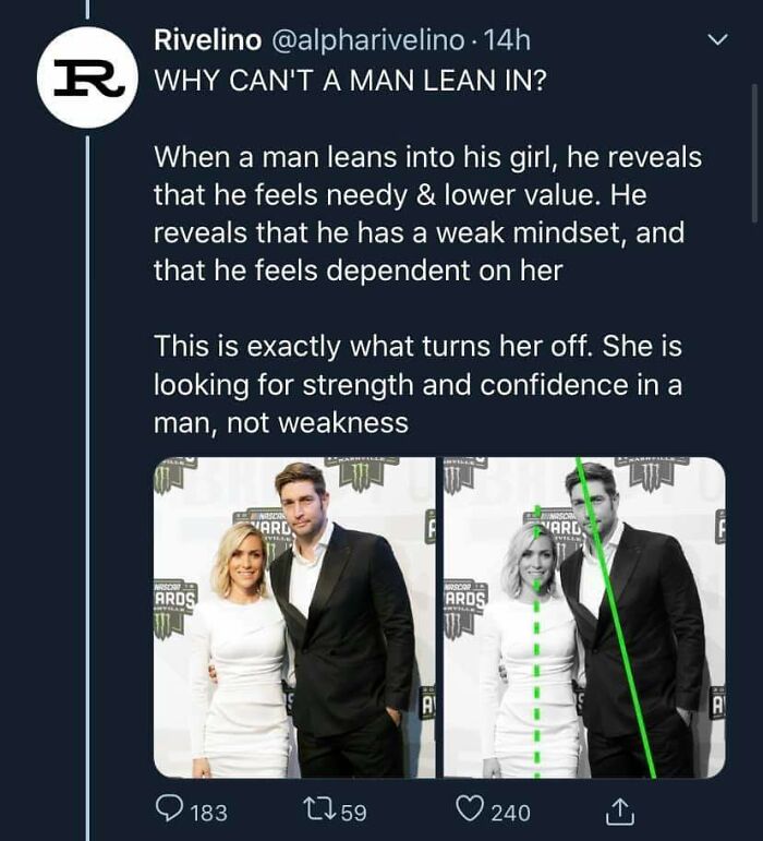Men Absolutely Cannot Lean [socialmedia]