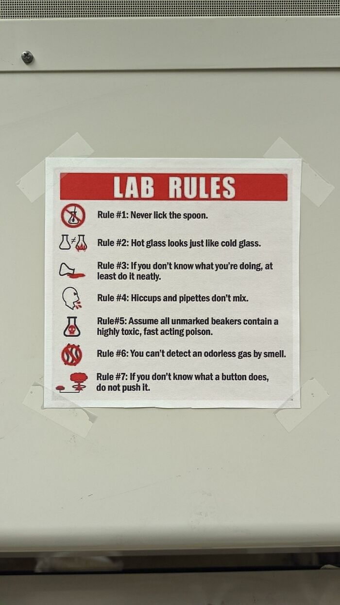 Forensics Lab Rules