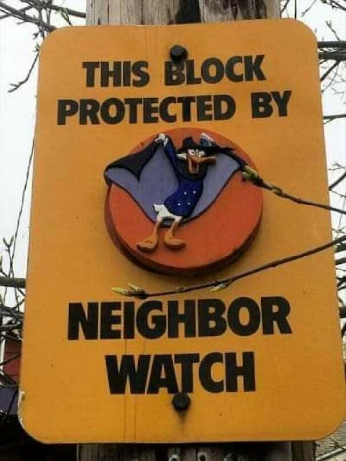 Este bloque está protegido por la guardia vecinal
