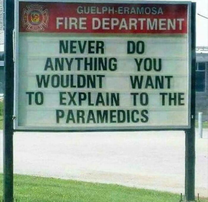 Buen consejo de los bomberos: