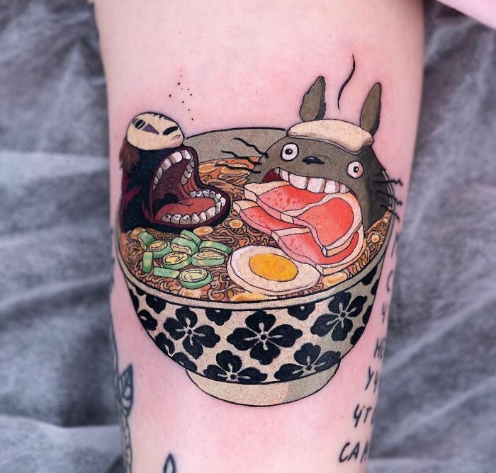 Noodle bowl tattoo by Chinatown Stropky  Tattoogridnet
