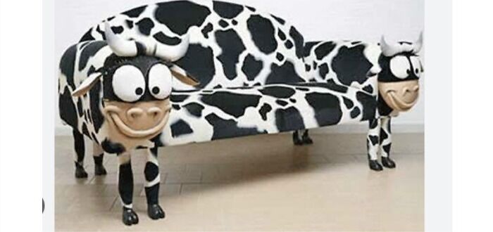 Um...conjoined Cow Twin Chair?