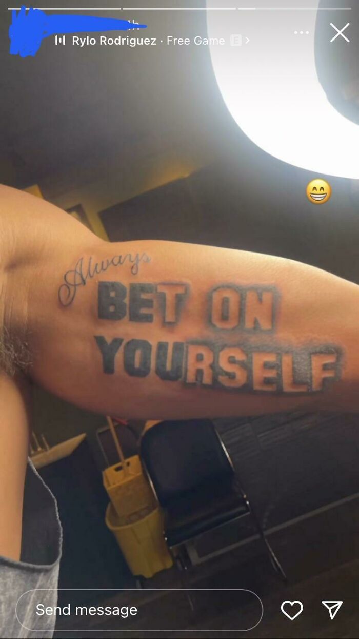 My Friend Got This Tattoo Yesterday. I’m Not Even Mad, Just Disappointed