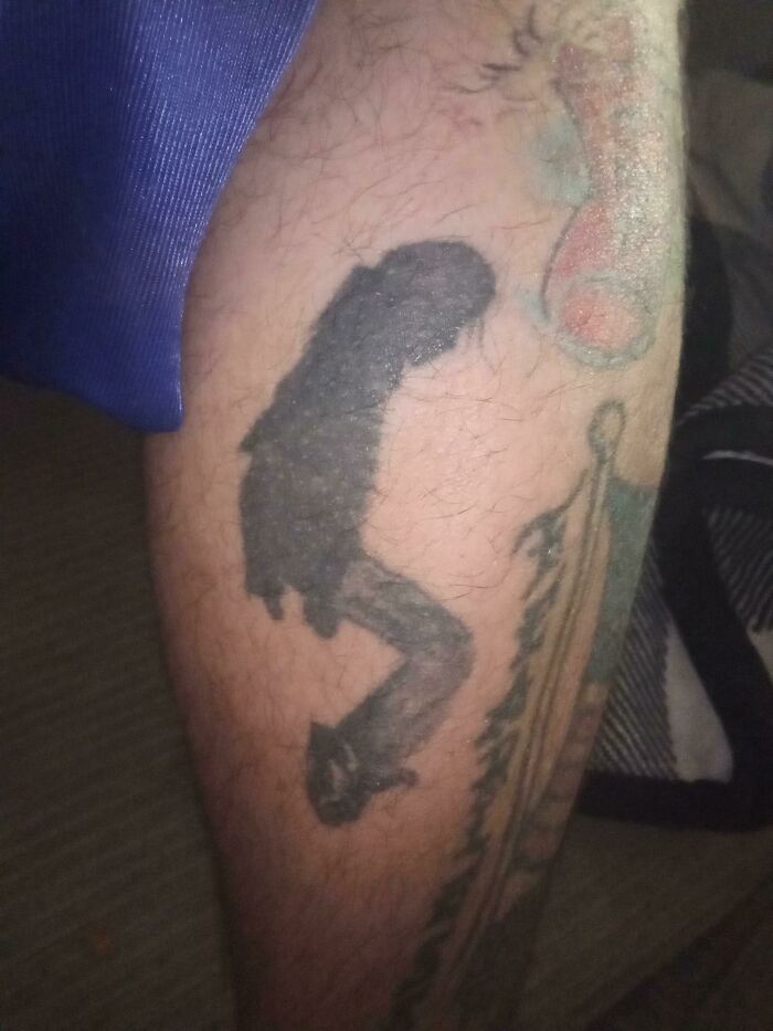 Saw Another Michael Jackson Tattoo And Thought I'd Share A Mistake I Made Twenty Years Go. (Oc)
