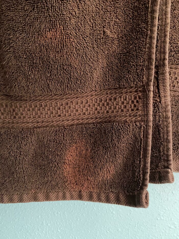Our Dark Towels Always Eventually Get These “Bleach Spots”. Despite The Fact That We Don’t Use Bleach In Our Laundry At All And None Of Our Clothes Get These Spots