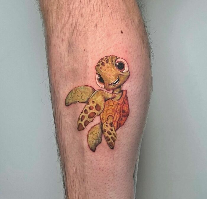 Cute Squirt from "Finding Nemo" tattoo