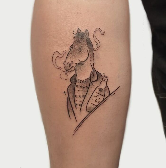 Bojack Horseman Tattoo