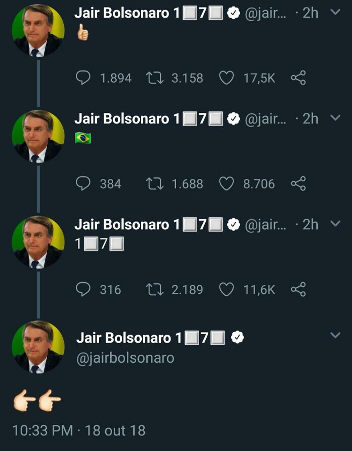 Trump Twitter, Meet Bolsonaro Twitter