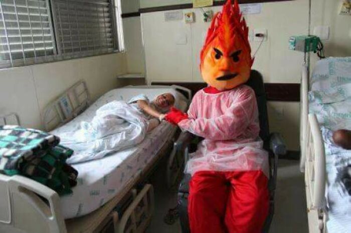 Burn Unit Mascot In Brazil