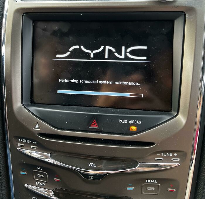As I Was Driving In Heavy Traffic In Unfamiliar Territory, Microsoft Sync Performed An Update, Shutting Down My GPS