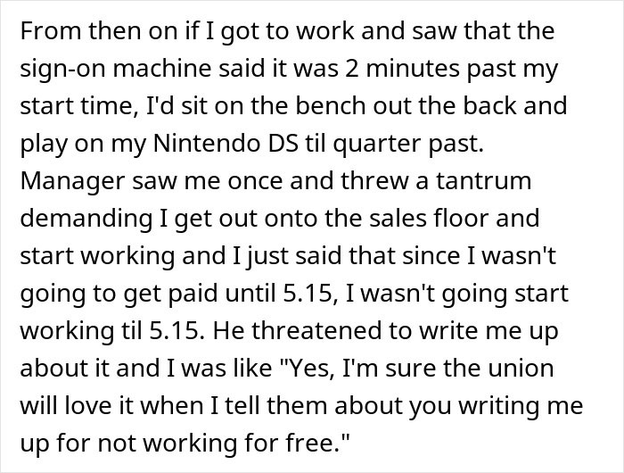 Dream Employee Turns Sour After New Manager Puts In Strict Lateness Rules, Makes Them Regret It Dream Employee Turns Sour After New Manager Puts In Strict Lateness Rules, Makes Them Regret It