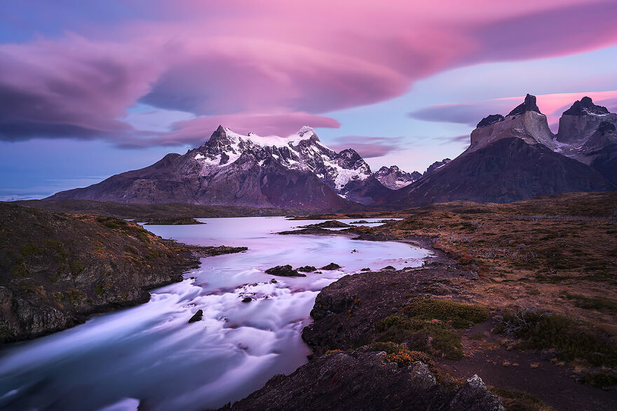 Colourful Sunrise In Patagonia © Carmen Villar