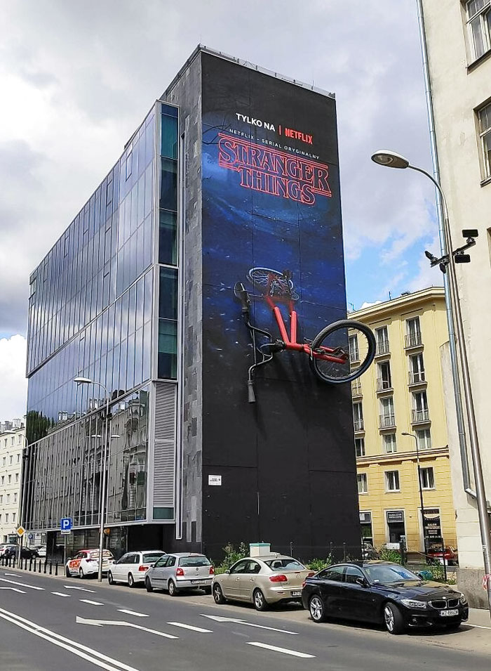 This Stranger Things Ad In Warsaw, Poland