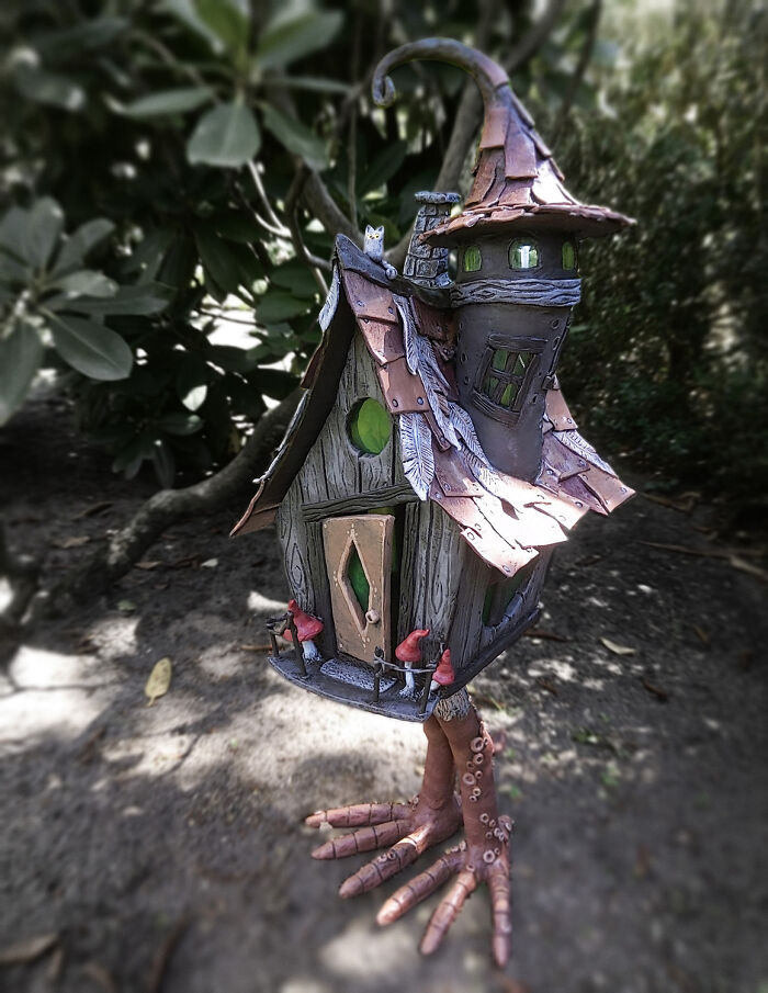 Baba Yaga House I Made From Paper Clay