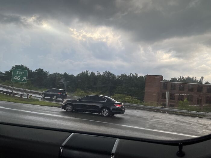 Light Breaching The Clouds