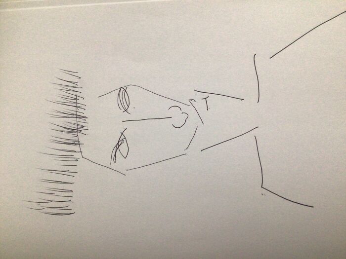 My Own Drawing - A Random Man - Obviously A Disaster