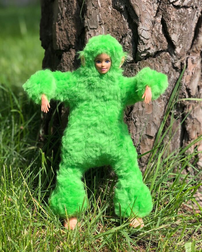 Green Bigfoot Barbie
