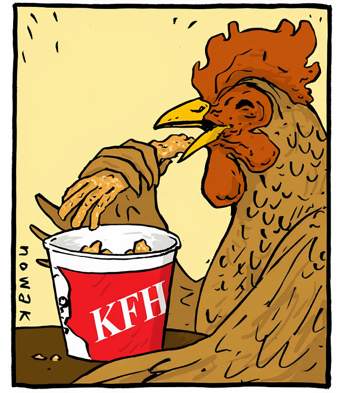 Here Are 39 New Silly Single-Panel Illustrations By Joseph Nowak