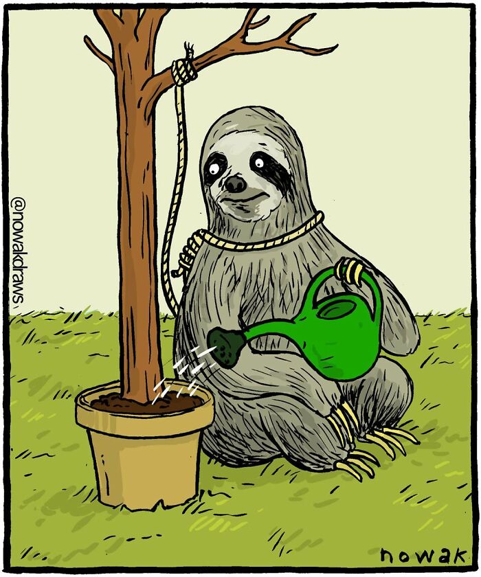 Here Are 39 New Silly Single-Panel Illustrations By Joseph Nowak