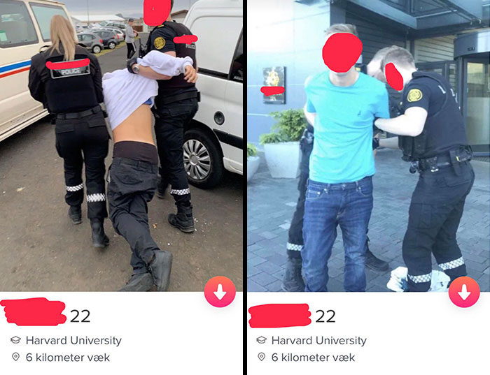 No Description, But At Least He's Got Two Pictures. Both Were Taken While Getting Arrested