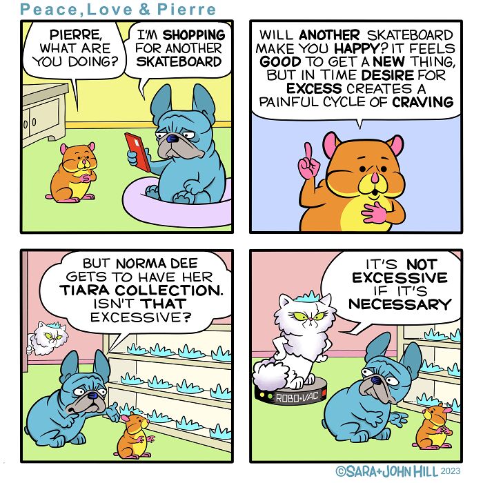 Peace Love & Pierre: A New Comic Strip Featuring Characters Who Will Not Only Make You Laugh, But Will Also Steal Your Heart