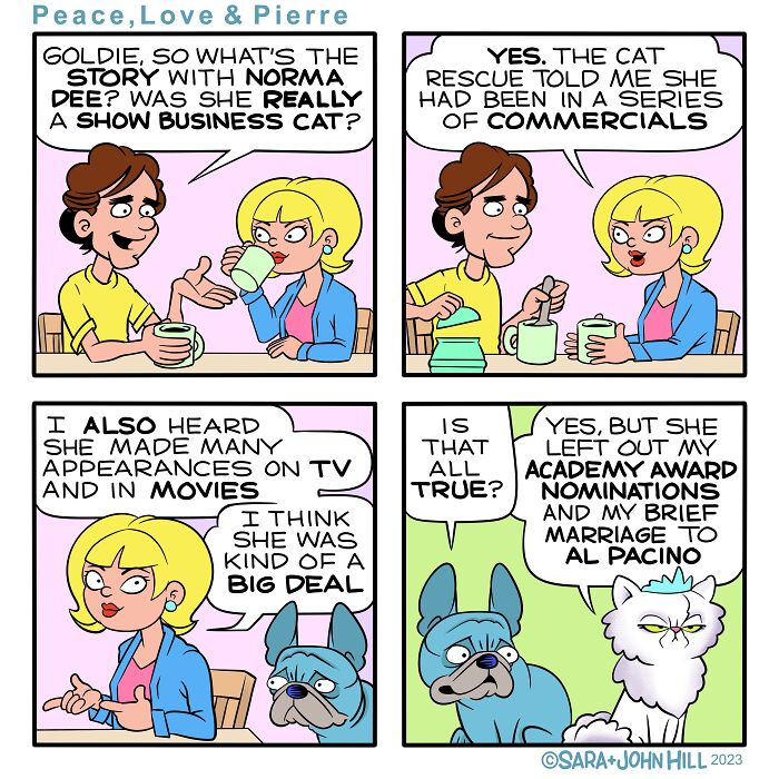 Peace Love & Pierre: A New Comic Strip Featuring Characters Who Will Not Only Make You Laugh, But Will Also Steal Your Heart