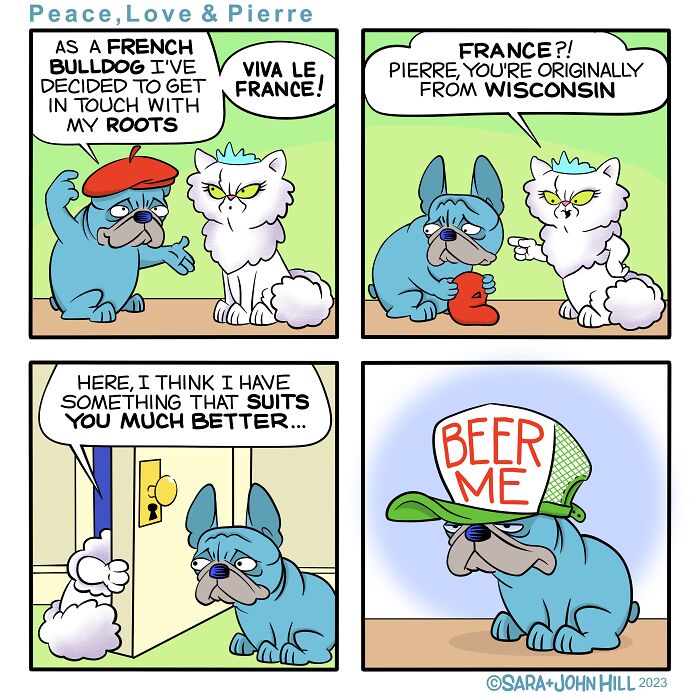 Peace Love & Pierre: A New Comic Strip Featuring Characters Who Will Not Only Make You Laugh, But Will Also Steal Your Heart