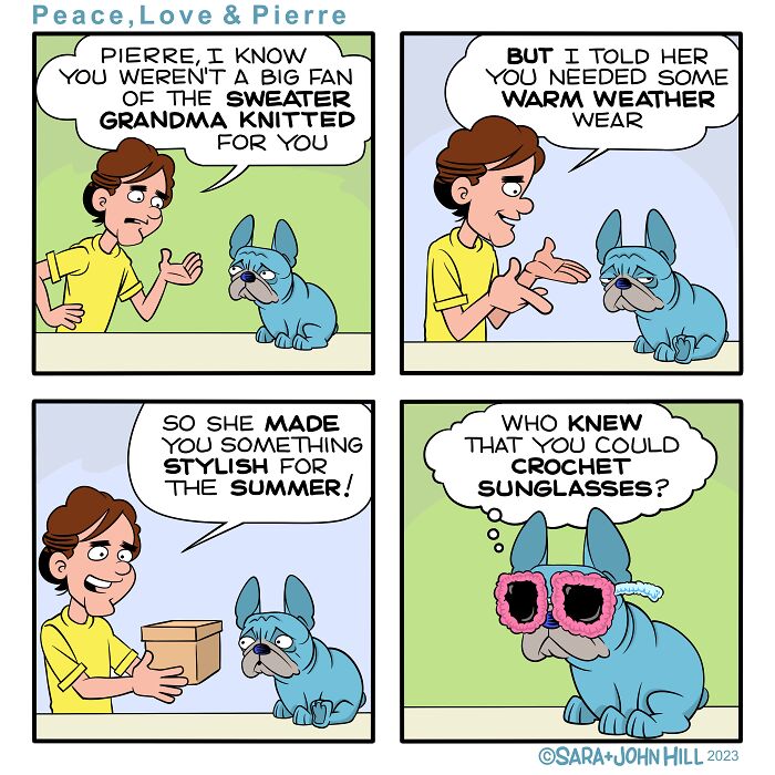 Peace Love & Pierre: A New Comic Strip Featuring Characters Who Will Not Only Make You Laugh, But Will Also Steal Your Heart