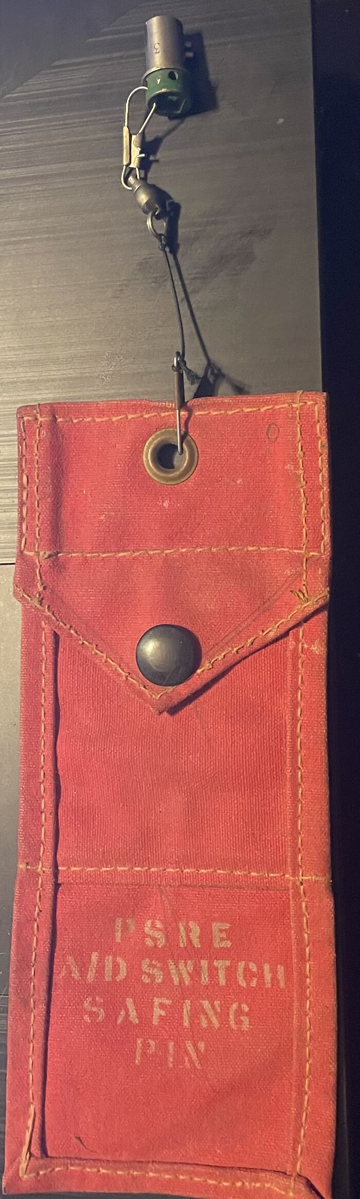 A Safing Pin From A Lgm-30f Minuteman II Intercontinental Ballistic Missile For Mirv. (Nuclear Warheads). Could Not Leave Launch Pad If This Was Installed