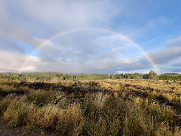"Fogbow", Whitebridge, Highland, Scotland (Apparently A Fogbow Is A Real Thing!)