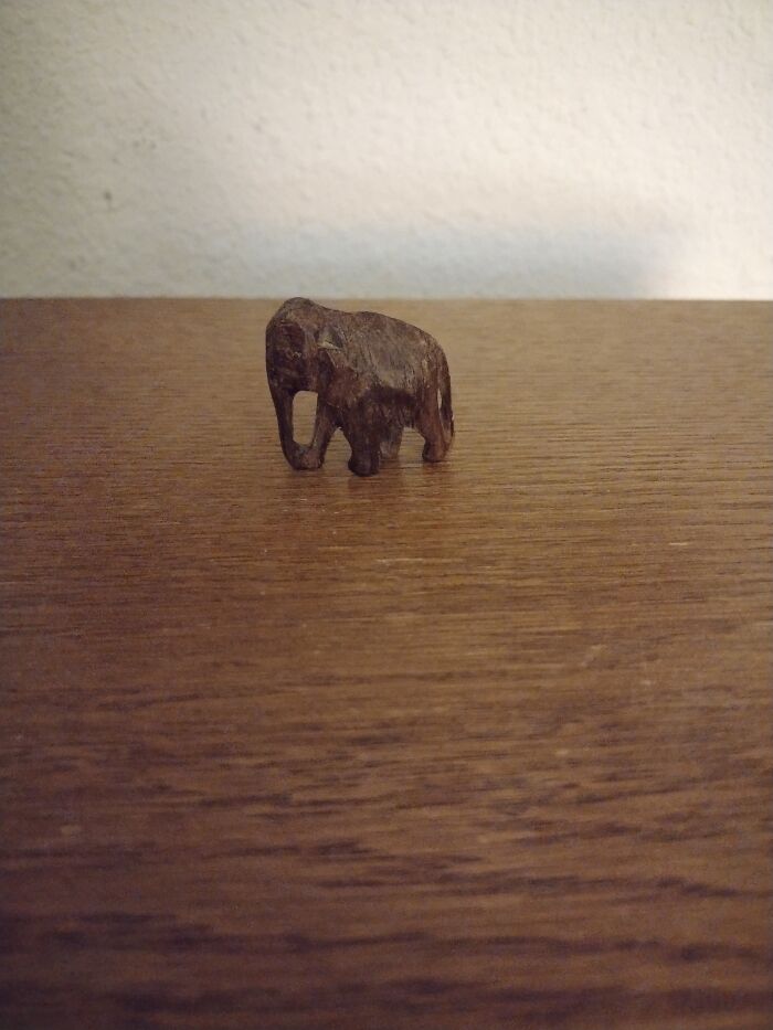 Small Wooden Elephant I Found Over 30 Yrs Ago