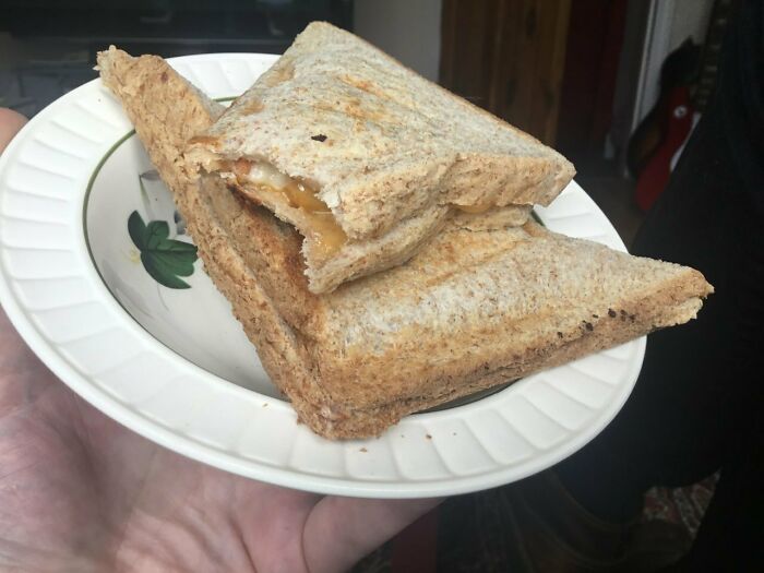Gruyere And Dry Roasted Peanut Toasted Sarnie