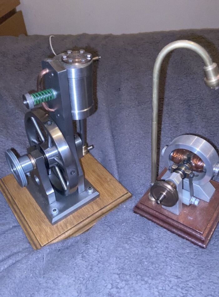 Small Stationary Steam Engine And Generator