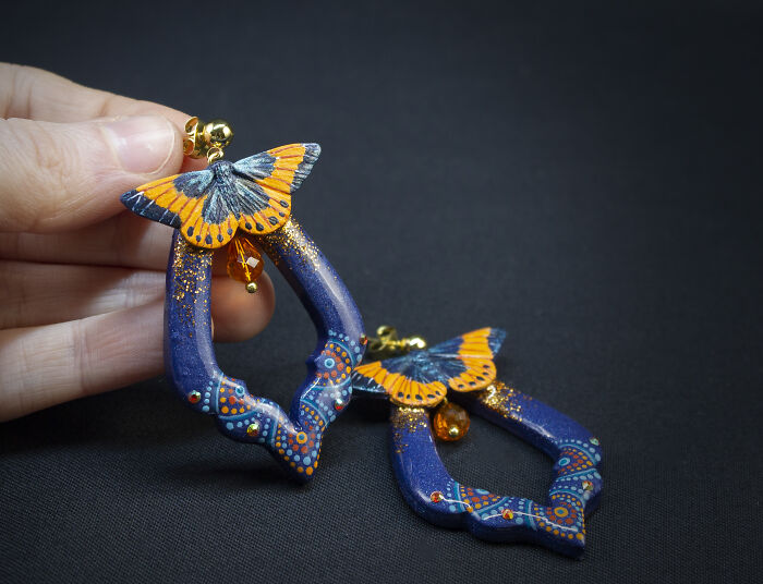 With My Sister, We Create Wearable Art From Polymer Clay (13 Pics)