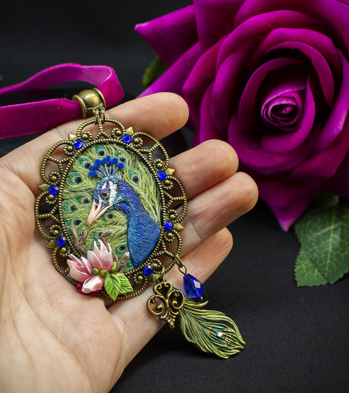 With My Sister, We Create Wearable Art From Polymer Clay (13 Pics)