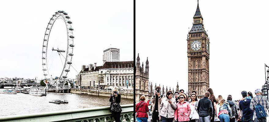 UK, London Eye And Big Ben, London, May 27, 2015