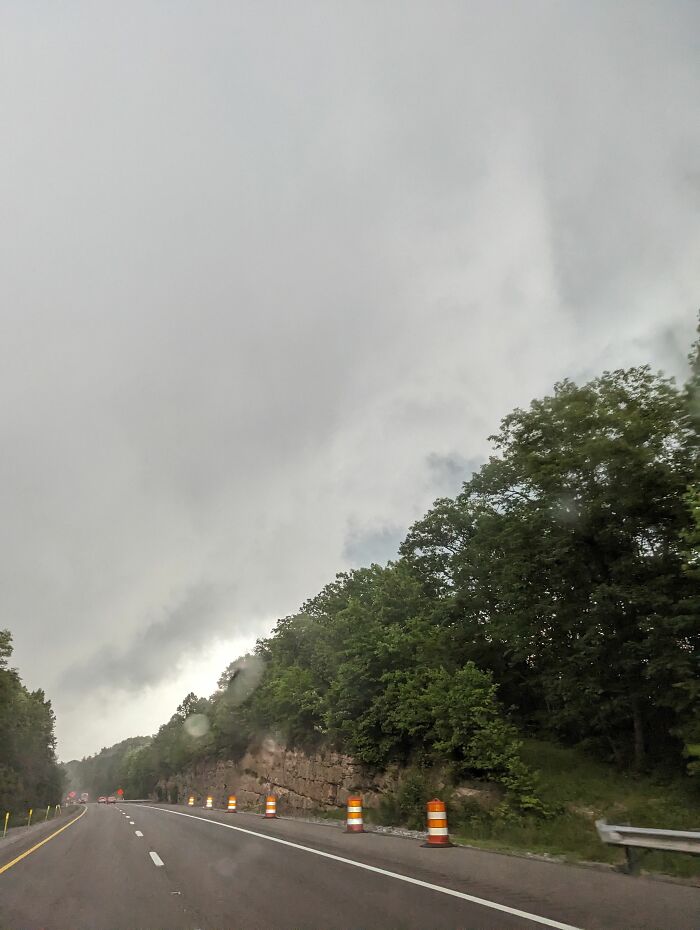 Edge Of Tornado In Nashville, Tn