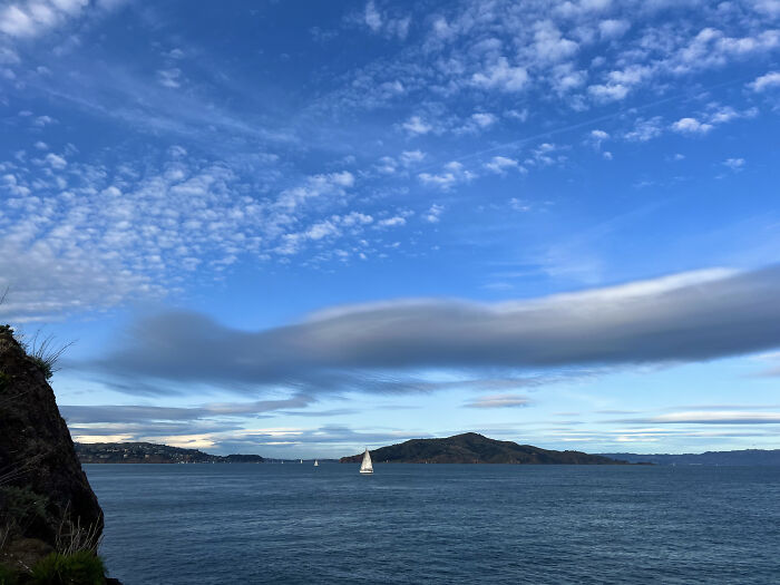 Black Serpent Cloud Over San Francisco Bay