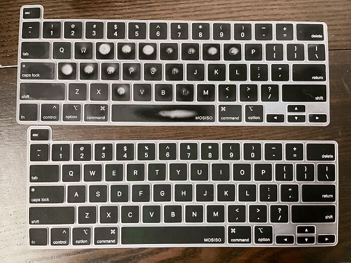 A New Keyboard Cover Just Came In, I'm A Writer With A Bad Habit Of Hard Typing